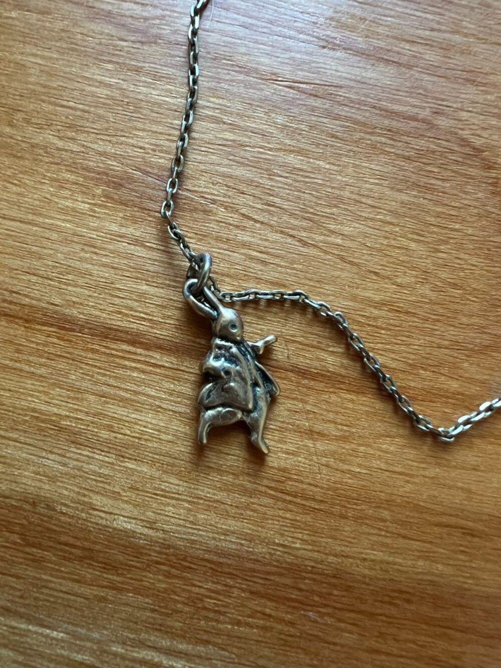 Gold-toned Alice in Wonderland book adjustable necklace - Picture 5 of 5